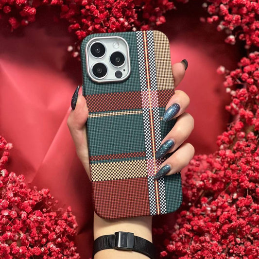 Ultimate Luminous Magnetic Fiber Case - Olive iPhone