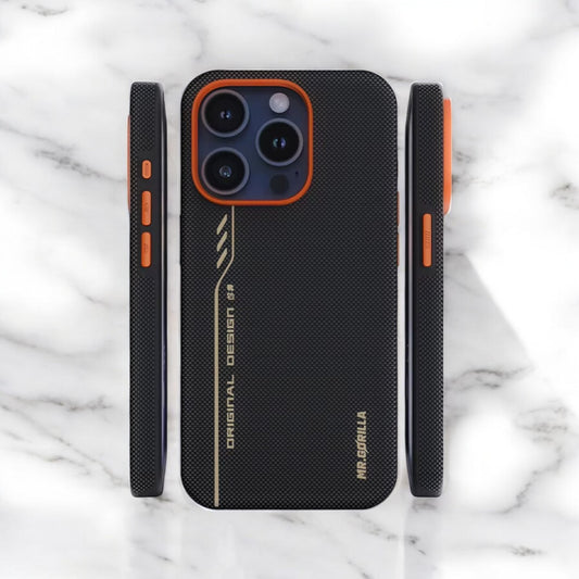 Hour Crown Fully Wrapped Aramid Fiber Case 600D Magnetic For iPhone